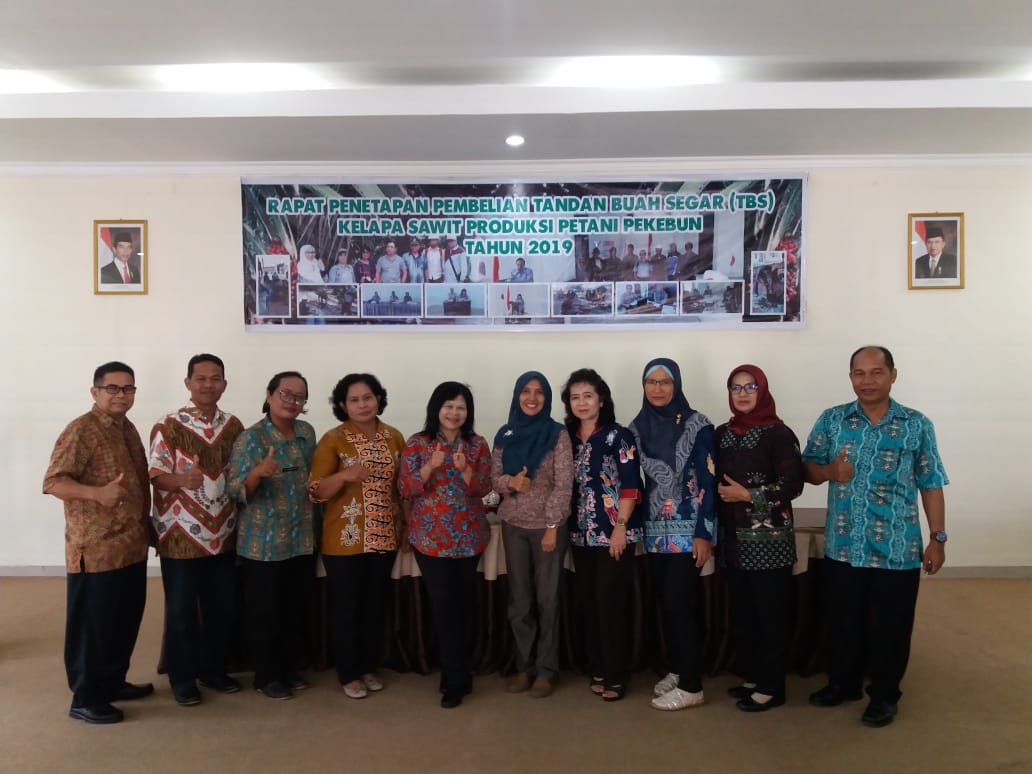 Perwakilan dari dinas yang membidangi perkebunan se-Provinsi Kalteng.