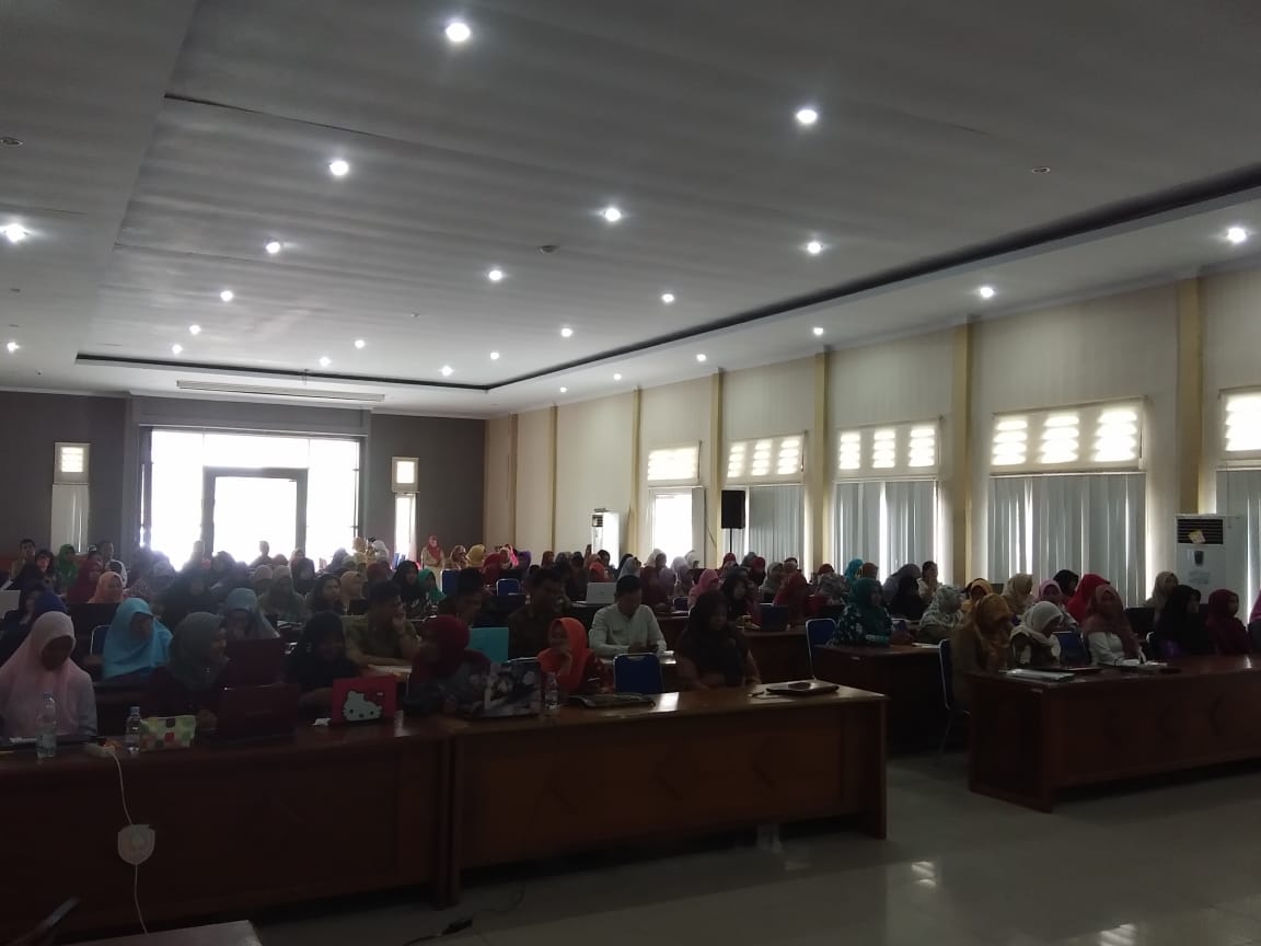 Peserta kegiatan sosialisasi dapodik PAUD 2018.